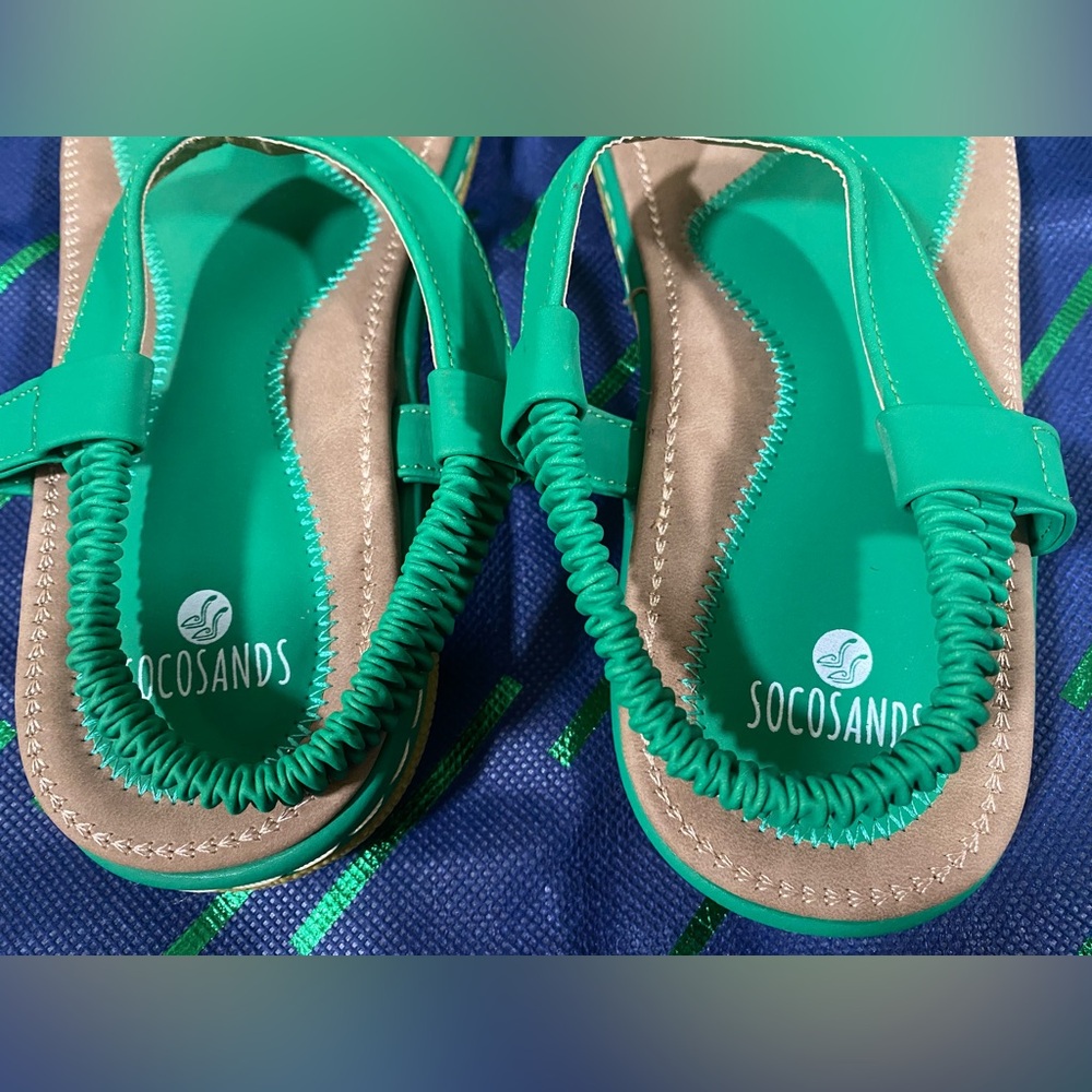 Socosands Womens Comfy Sandals Comfort Slip On Size 38 (8) - Picture 13 of 15
